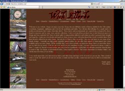 Screenshot of Wick Ellerbe's Web Site